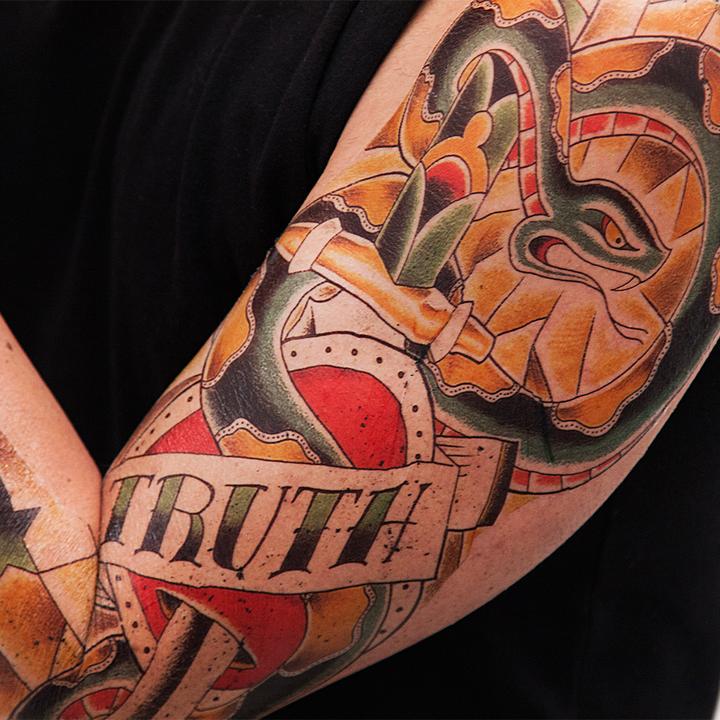 Full Sleeve Arm Tattoo - Image 4