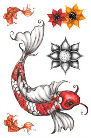 Geisha Glam Koi - Skyn Demure Tattoos