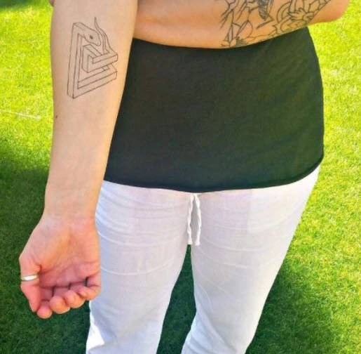 Geometric Snake Tattoo - Image 3