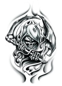 Giant Reaper Tattoo