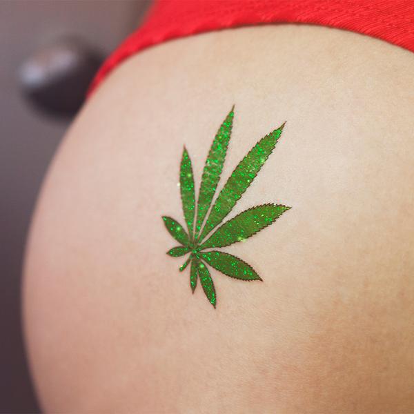 Glitter Marijuana - Tattoonie - Image 3