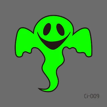 Glow in the Dark fake Foolish Ghost tattoo from Halloween - Image 2
