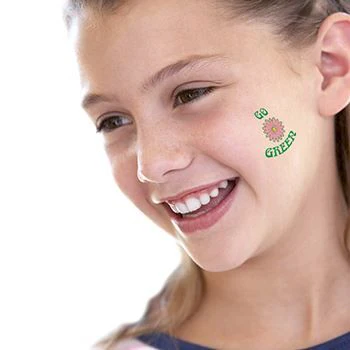 Go Green Flower Tattoo - Image 2