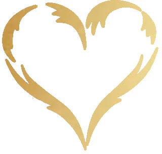 Golden Loving Heart Tattoo - Image 2