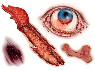 Gory Gash, Scars & Eye Tattoos - Image 2