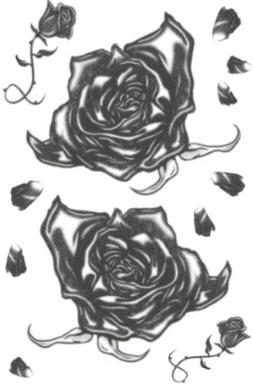 Gothic Black Roses Tattoo - Image 2