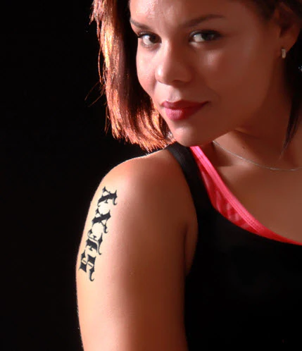 Gothic Letter 'Y' Tattoo - Image 2