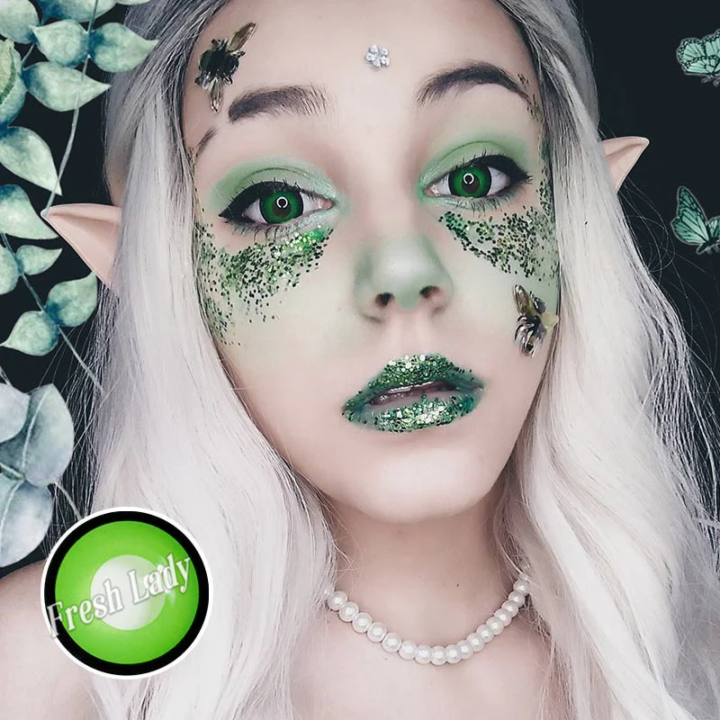 Green Manson Coloured Contact Lenses - Image 5