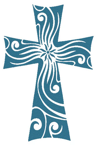 Groovy Cross Tattoo - Image 2