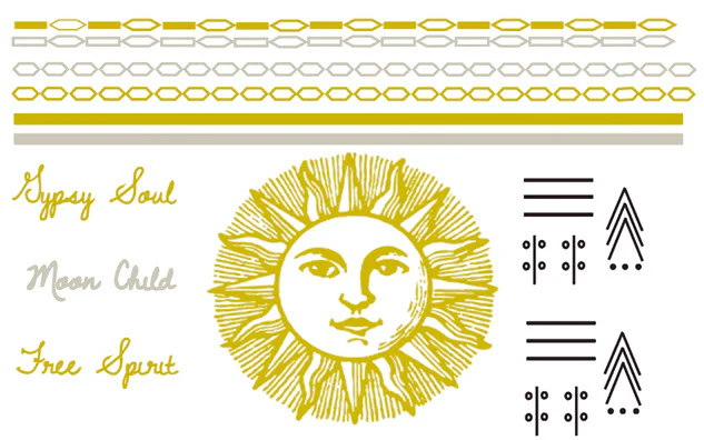 Gypsy Soul Gold & Silver Tattoos