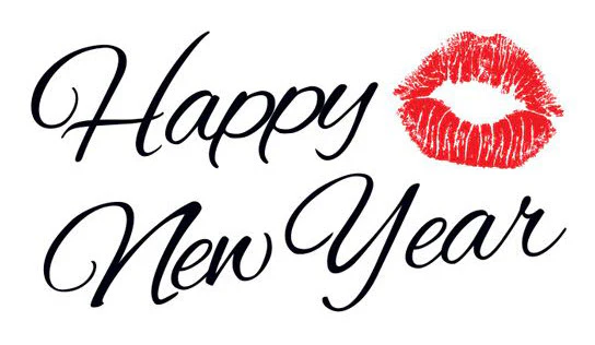 Happy New Year Kiss Temporary Tattoo
