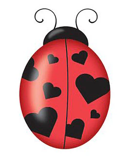 Heart Ladybug Tattoo
