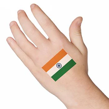 India Flag Tattoo - Image 2