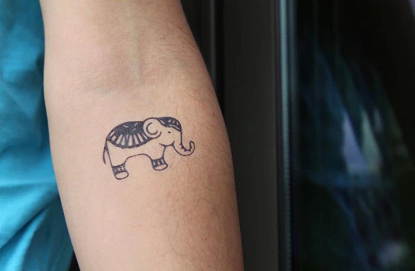 Indian Elephant Tattoos (3 Tattoos) - Image 3