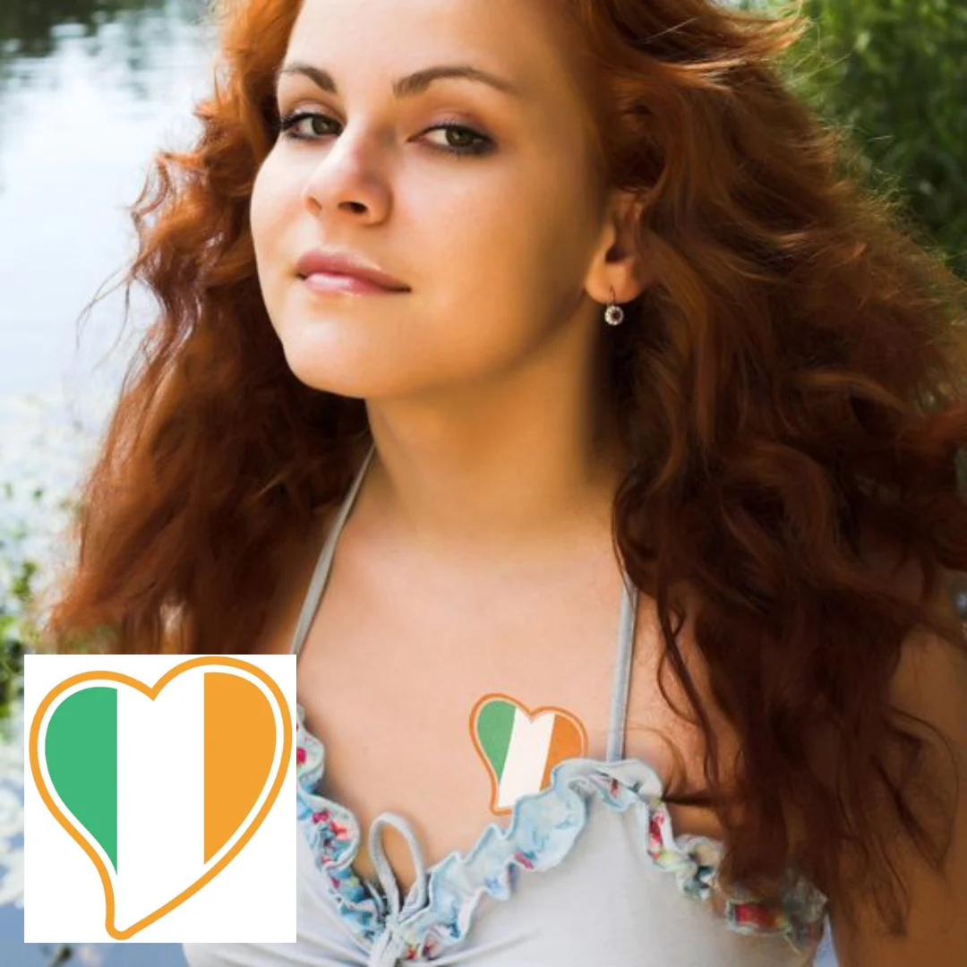 Irish Flag Heart Tattoo
