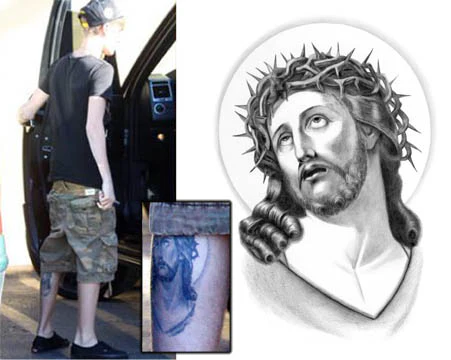 Justin Bieber - Jesus Tattoo - Image 2
