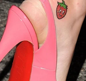 Katy Perry - Strawberry & Peppermint Tattoos (2 tattoos) - Image 2