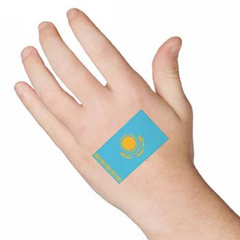 Kazakhstan Flag Tattoo - Image 2