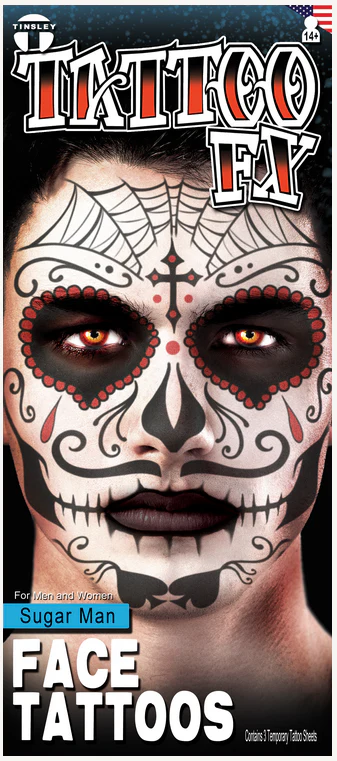 Sugar Man Facial Tattoo Kit