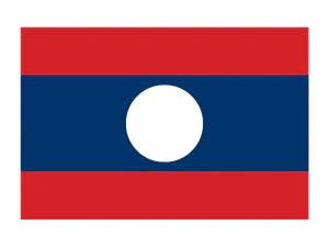 Laos Flag Tattoo