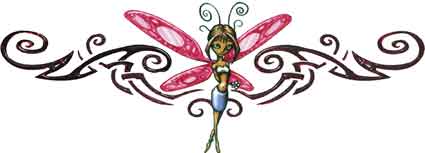 Large Fairy Tattoo