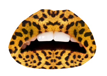 Leopard Violent Lips