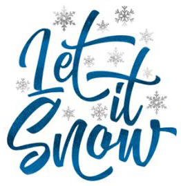 Let It Snow Metallic Tattoo