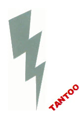 Lightning Bolt Tantoos (20 Sun Tan Stickers)