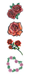 Little Roses (4 Small Tattoos)