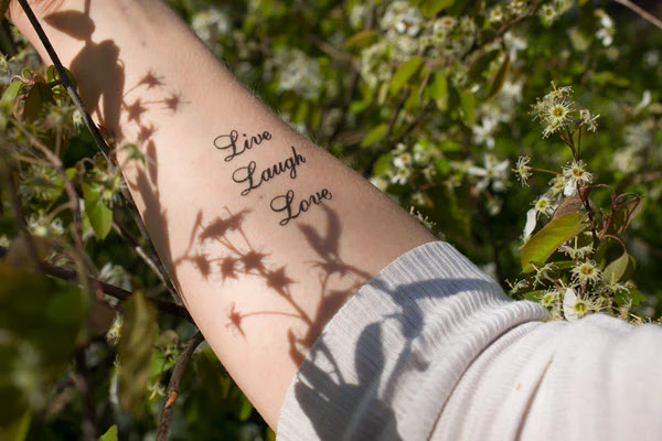 Live Laugh Love Tattoos - Image 3