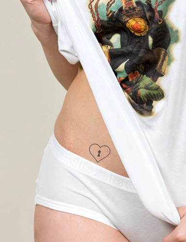 Locked Heart Tattoo - Image 2