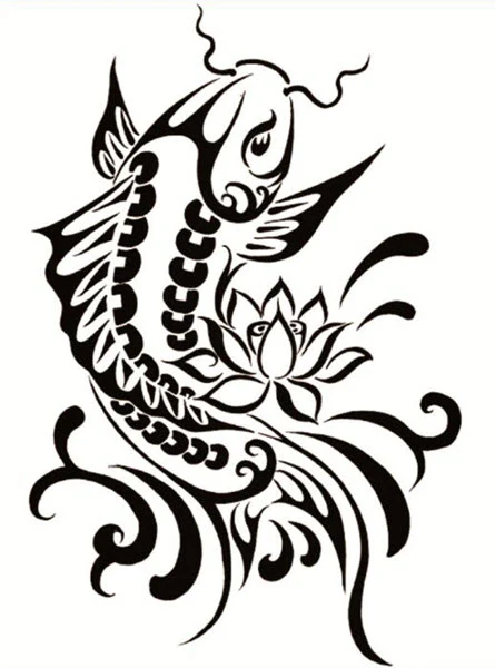 Lotus Koi Tattoo