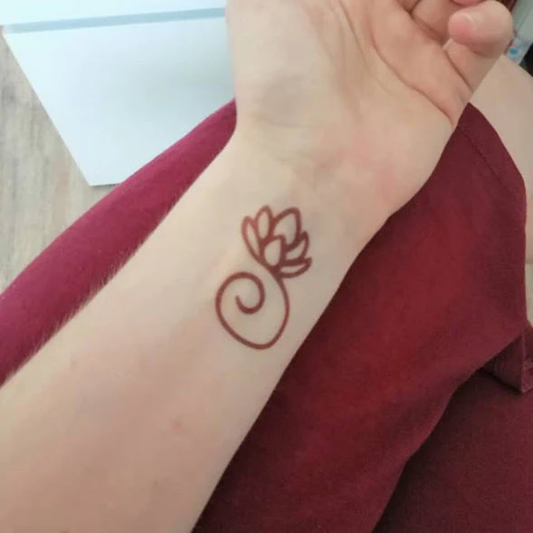 Lotus Wisdom Tattoo - Image 3
