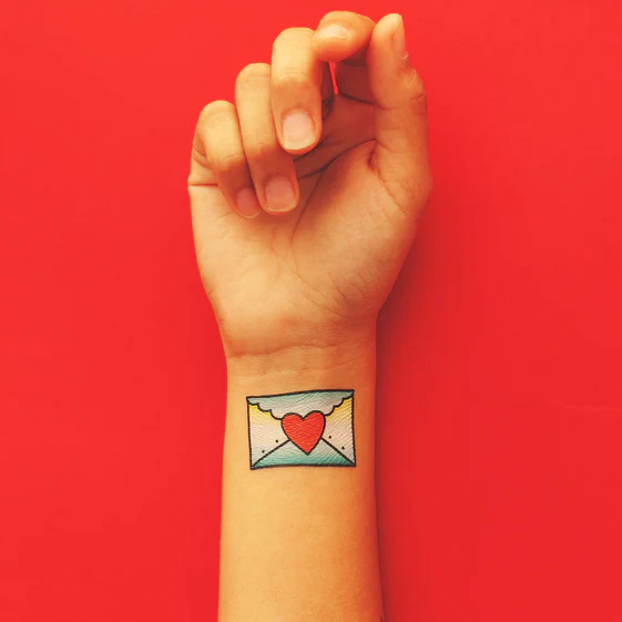 Love Letters Temporary Tattoo - Tattoonie