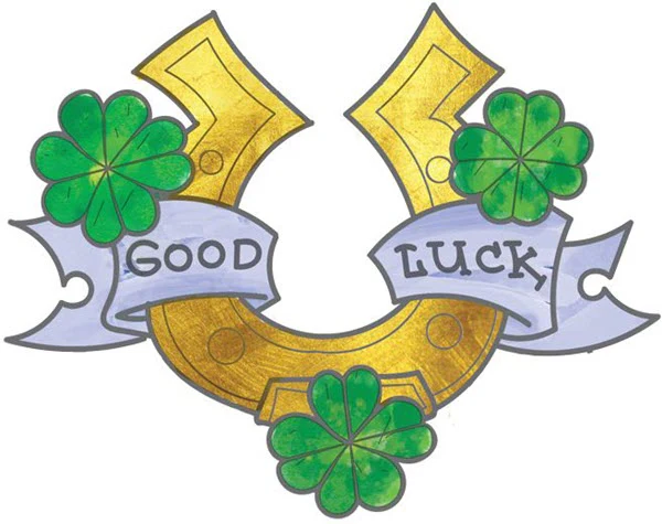 Lucky Horseshoe PrismFoil Tattoo - Image 2