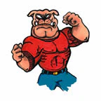 Macho Bulldog Tattoo