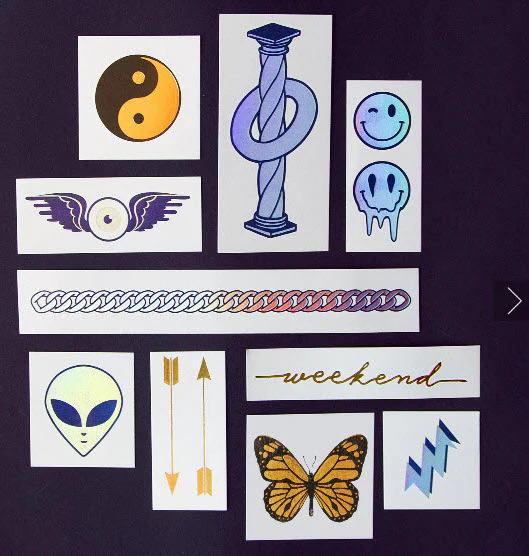 Metallic Pack - Tattoonie (10 Tattoos) - Image 2