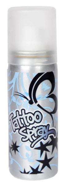 Midnight Silver Temporary Tattoo Spray 50 ml + 3 Stencils - Image 3