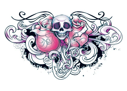 Midnight Skull Tattoo