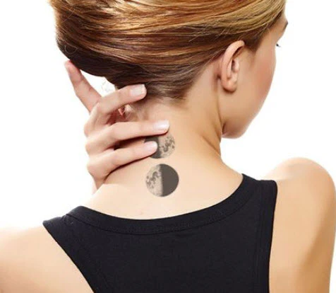 Moon Phases Tattoos (10 Tattoos) - Image 2