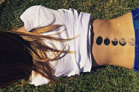 Moon Phases Tattoos (10 Tattoos) - Image 4