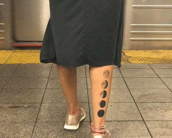 Moon Phases Tattoos (10 Tattoos) - Image 5