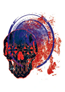 Nation Halo Skull Tattoo