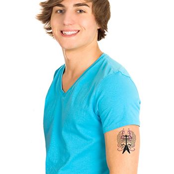 Nation Winged Guitar Skulls Tattoo - Image 2