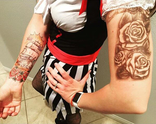 Nautical Sailboat Sleeve Tattoo - Image 2
