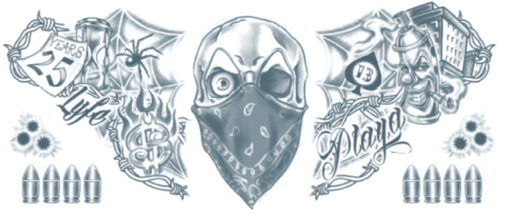 Neck Tattoos Vandal - Tinsley Transfers - Image 2