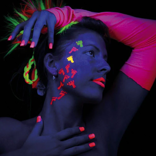 Neon Face & Body Paint Stargazer 10ml - Pink - Image 4