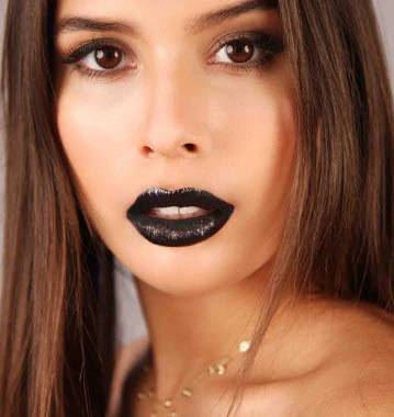 Noir Violent Lips (3 Lip Tattoo Sets) - Image 3