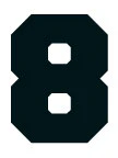 Number 8 (Eight) Tattoo