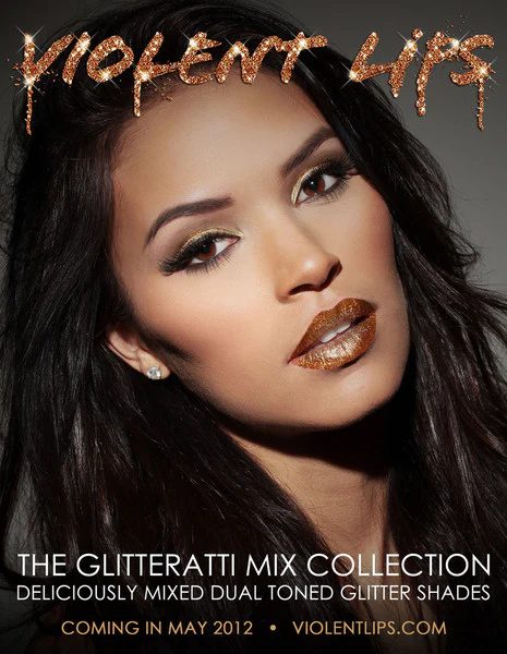 Orange Spice Glitteratti Mix Violent Lips (3 Lip Tattoo Sets) - Image 2